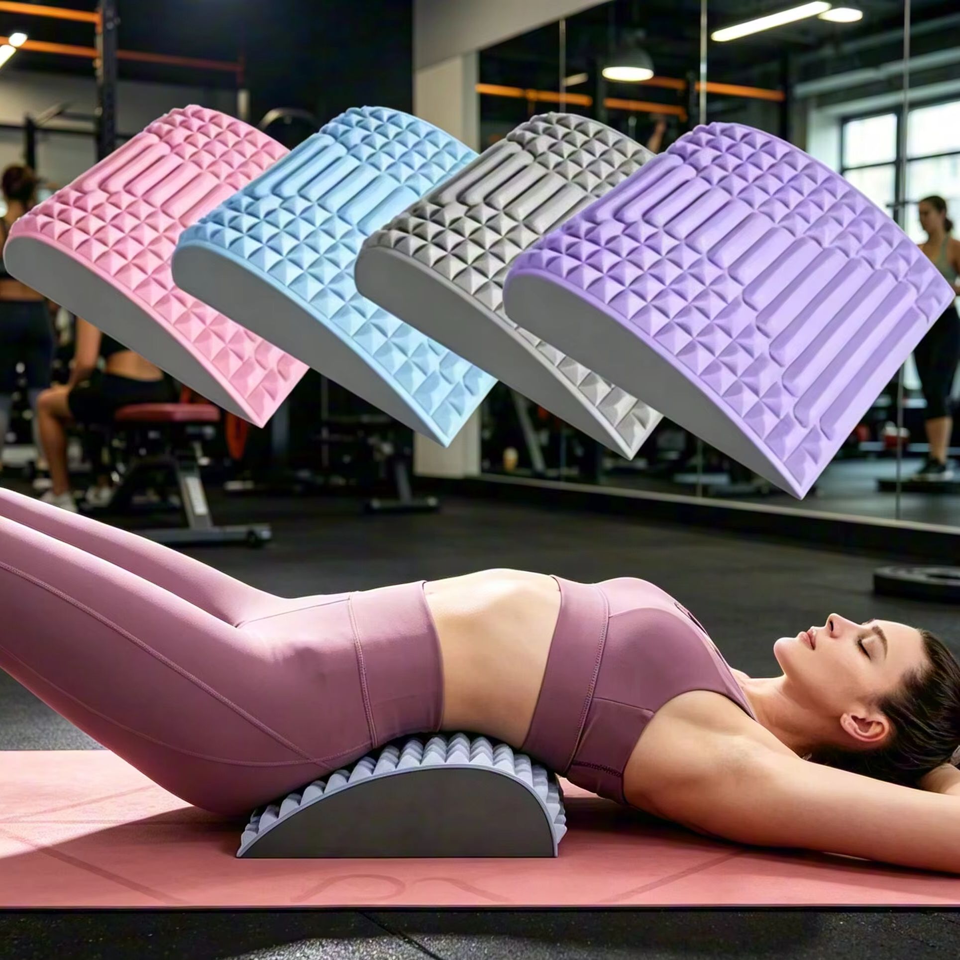 Neck Traction Pillow - Back Stretcher Pillow Waist Massage Neck