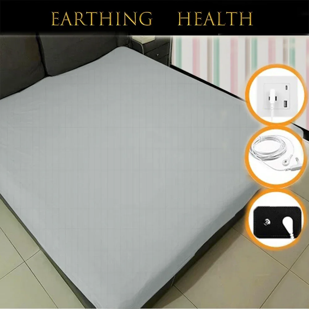Earthing Bed Sheet Flat Sheet  - Health Wellness Uk recension och pris