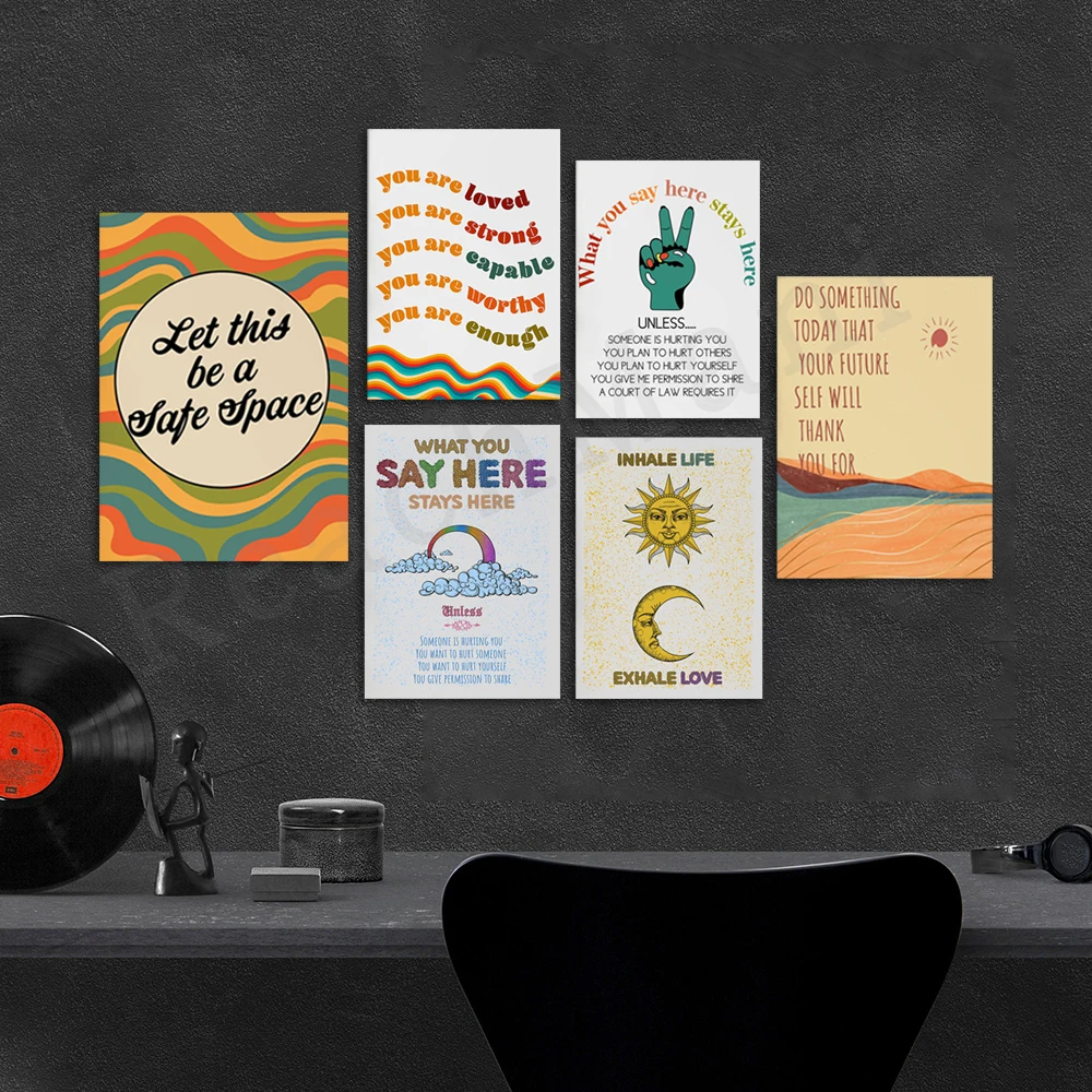 Self Care Mental Health Therap - Health Wellness Poster recension och pris