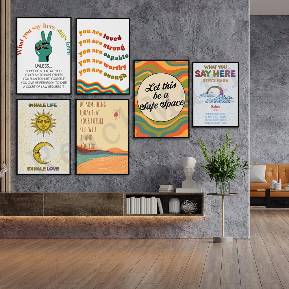 Self Care Mental Health Therap - Health Wellness Poster recension och pris