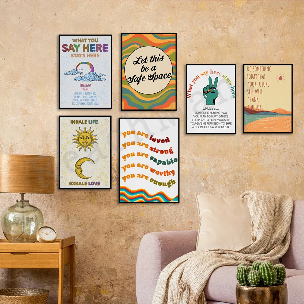 Self Care Mental Health Therap - Health Wellness Poster recension och pris