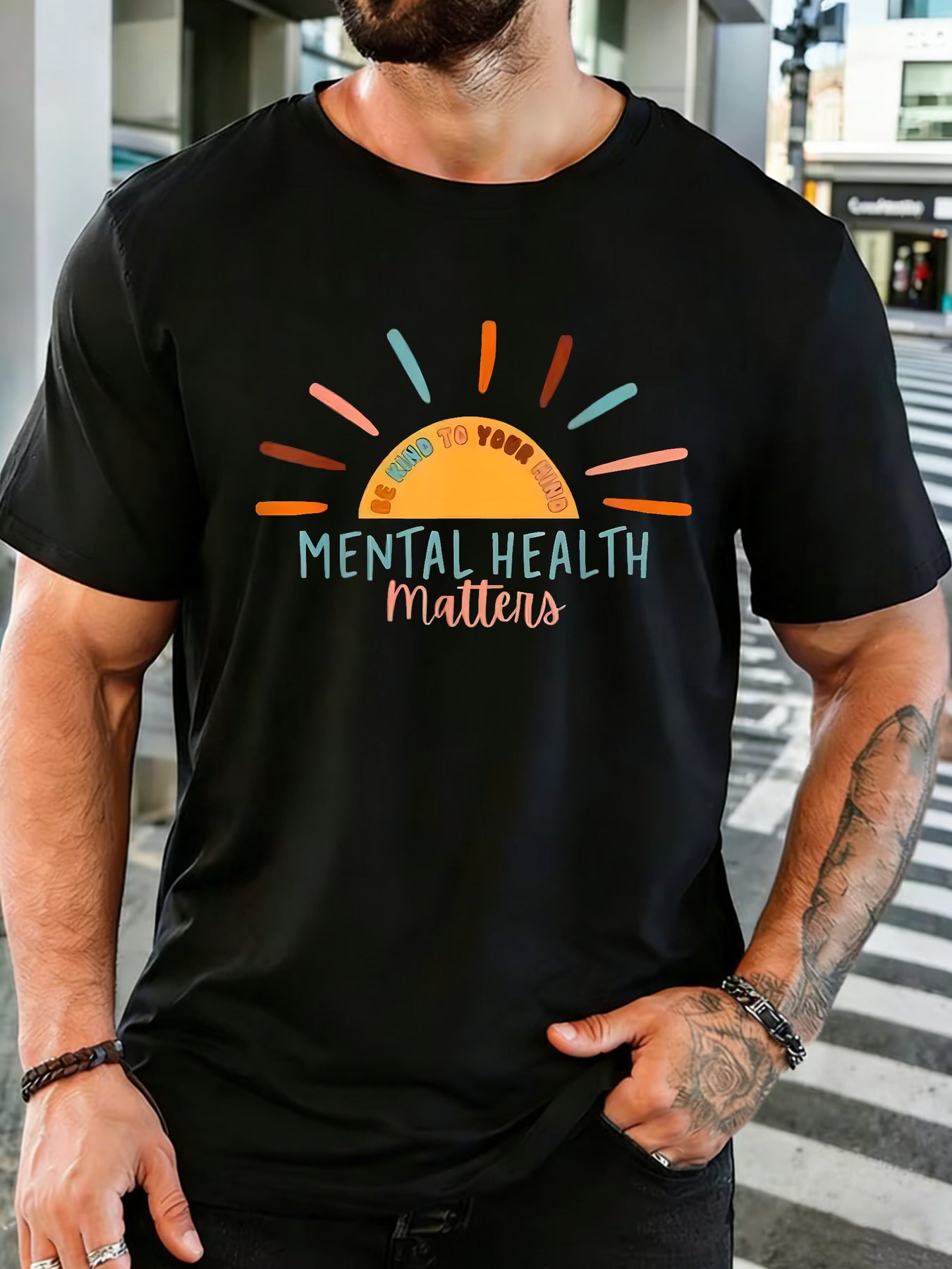 Men Cotton Crew Neck T Shirt M - Trend Health And Wellness recension och pris