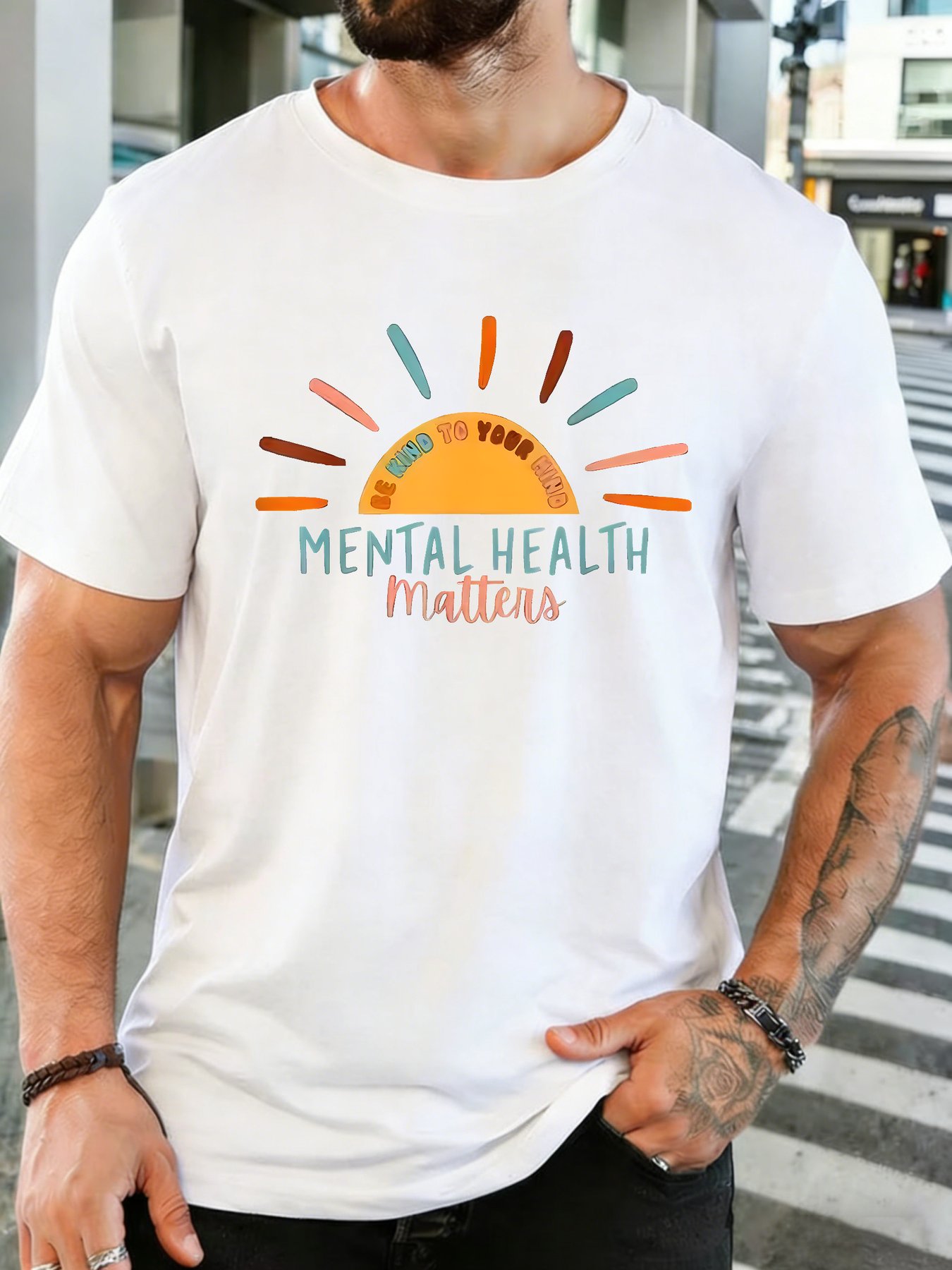 Men Cotton Crew Neck T Shirt M - Trend Health And Wellness recension och pris